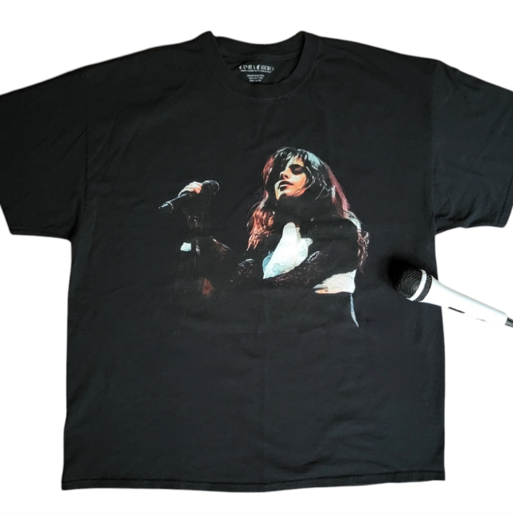 Camila Cabello T-shirt Tour 2018 Mens L/XL Camila 2018 Tour Tee Womens XL/XXL